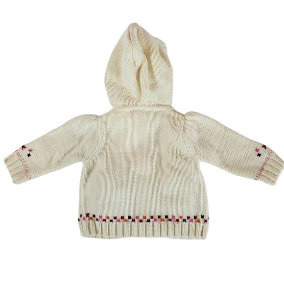 Gymboree Girls 6-12 MOS Hooded Zipper Jacket Warm Cute Peruvian Doll Peru Cotton - Picture 6 of 10